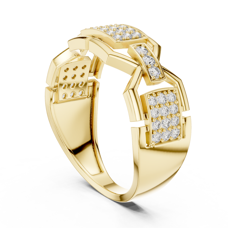 Ladies Ring LR-01 (51) - Yellow Gold - Image