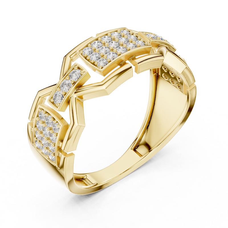 Ladies Ring LR-01 (51) - Yellow Gold - Image