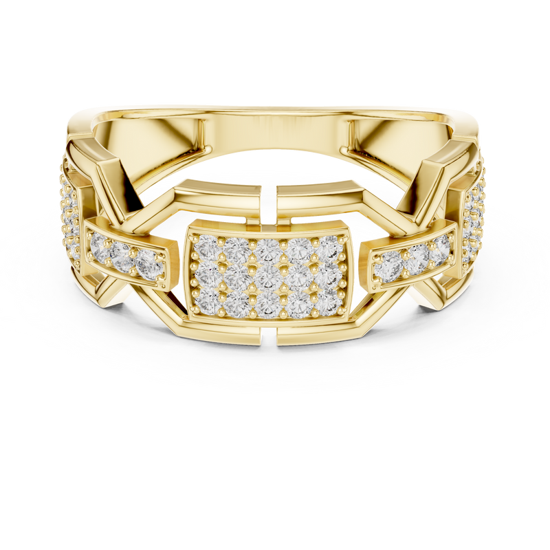 Ladies Ring LR-01 (51) - Yellow Gold - Image