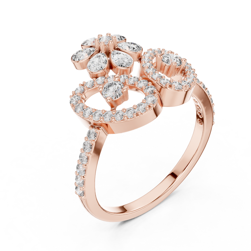 Ladies Ring LR-01 (52) - Rose Gold - Image