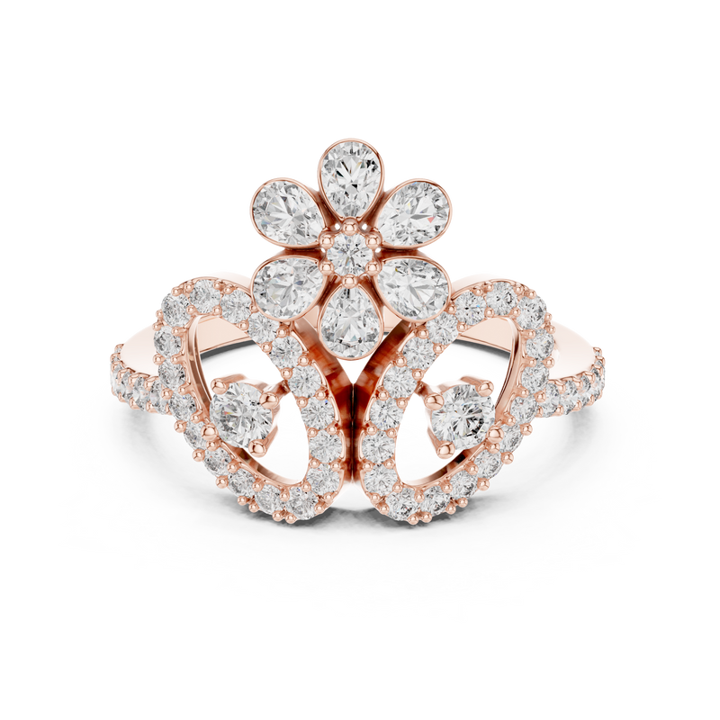 Ladies Ring LR-01 (52) - Rose Gold - Image