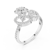 Ladies Ring LR-01 (52) - White Gold - Image