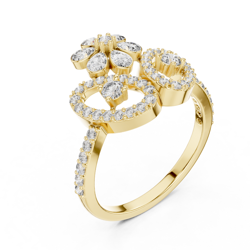 Ladies Ring LR-01 (52) - Yellow Gold - Image