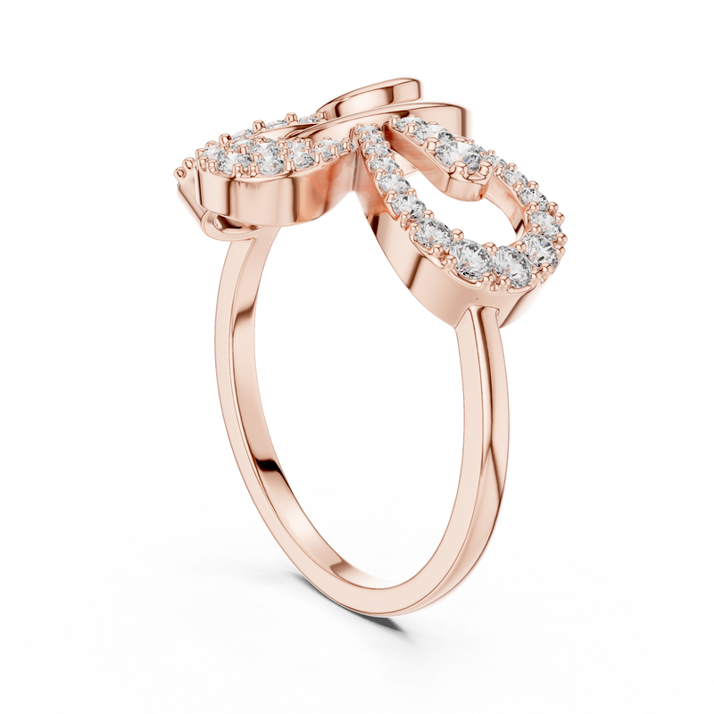 Ladies Ring LR-01 (53) - Rose Gold - Image