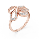 Ladies Ring LR-01 (53) - Rose Gold - Image