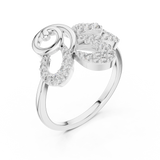 Ladies Ring LR-01 (53) - White Gold - Image