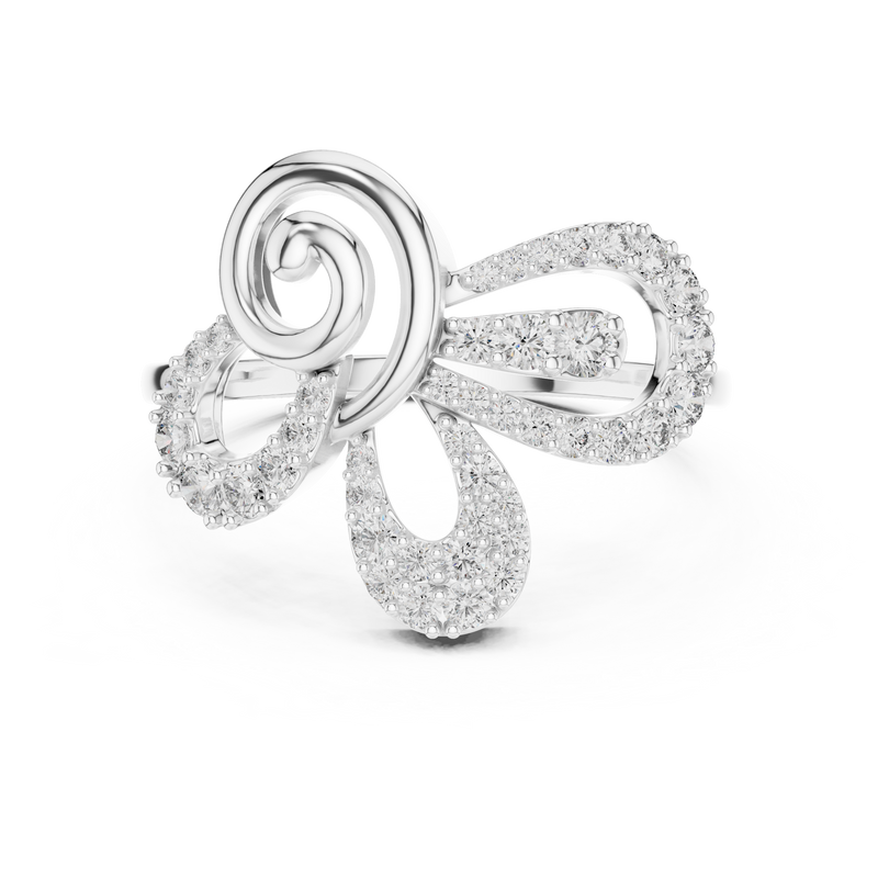 Ladies Ring LR-01 (53) - White Gold - Image