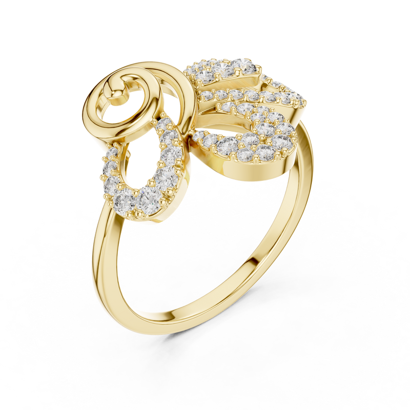 Ladies Ring LR-01 (53) - Yellow Gold - Image