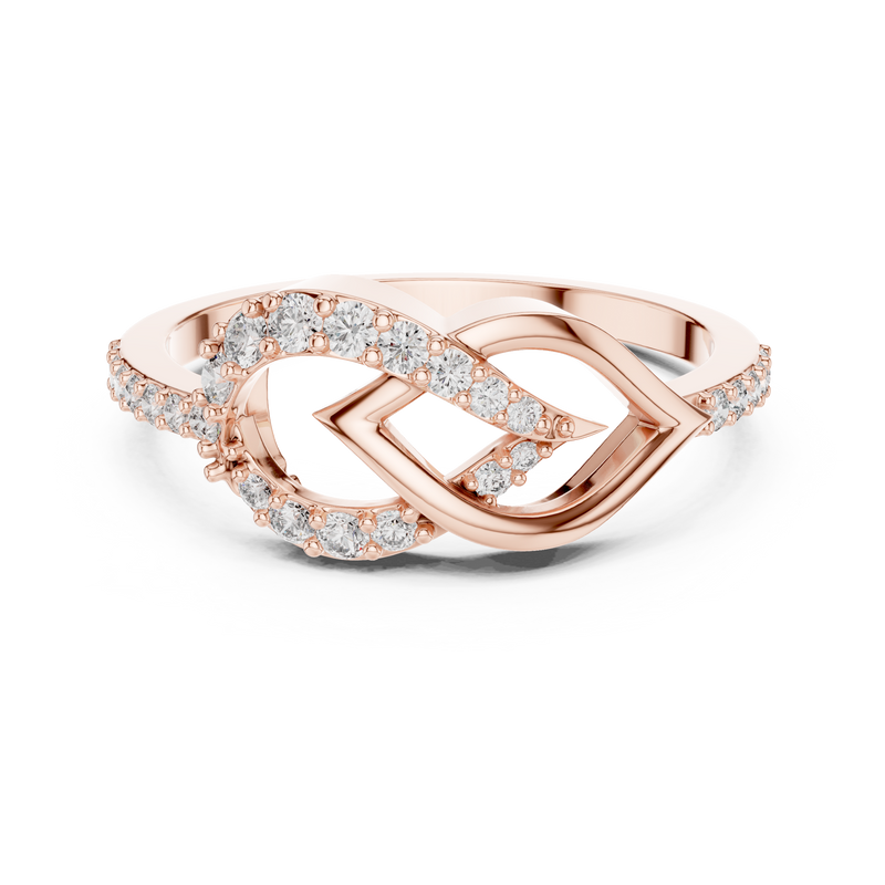 Ladies Ring LR-01 (54) - Rose Gold - Image