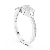 Ladies Ring LR-01 (54) - White Gold - Image