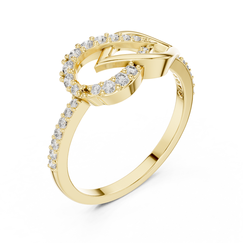 Ladies Ring LR-01 (54) - Yellow Gold - Image