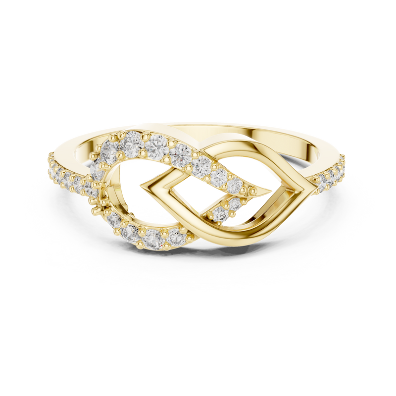 Ladies Ring LR-01 (54) - Yellow Gold - Image