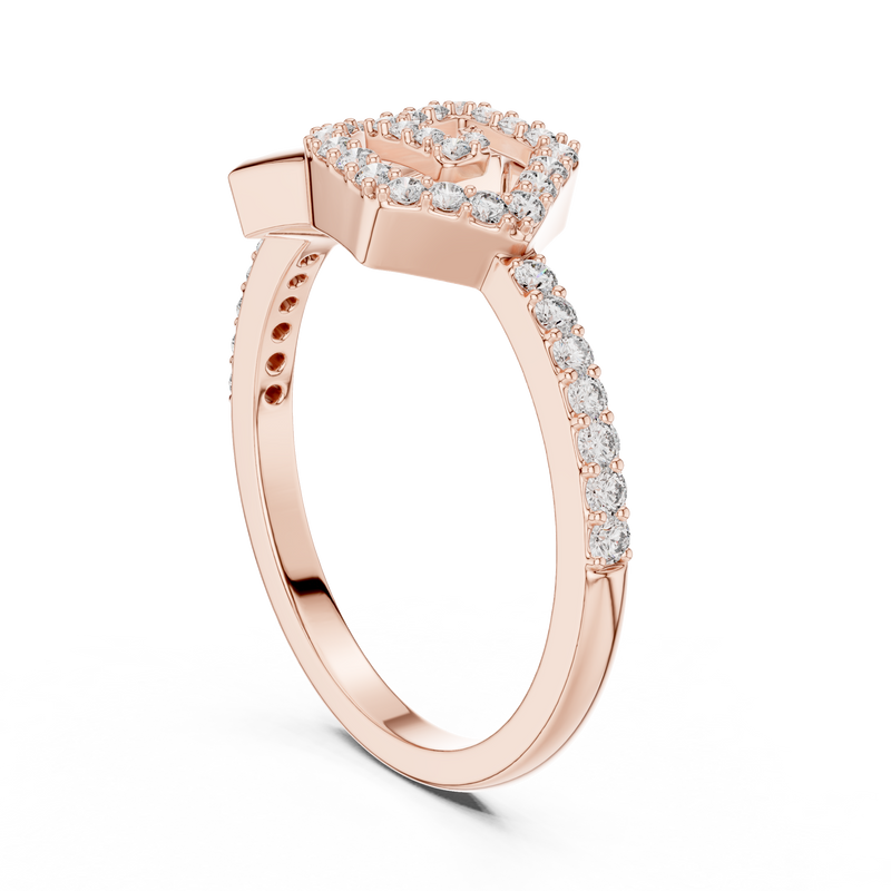 Ladies Ring LR-01 (55) - Rose Gold - Image