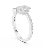 Ladies Ring LR-01 (55) - White Gold - Image