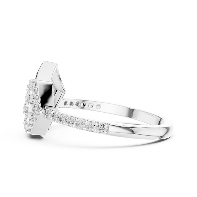 Ladies Ring LR-01 (55) - White Gold - Image