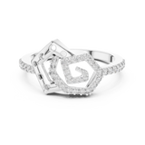 Ladies Ring LR-01 (55) - White Gold - Image