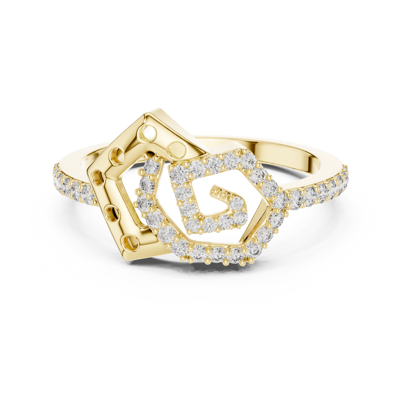 Ladies Ring LR-01 (55) - Yellow Gold - Image