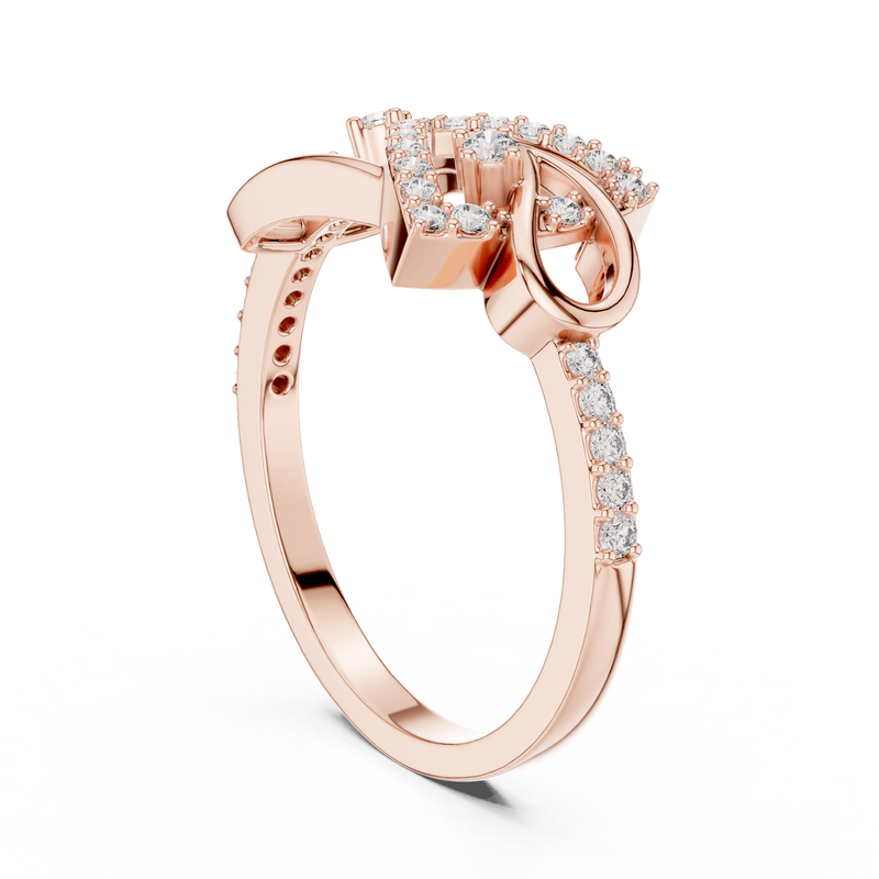 Ladies Ring LR-01 (56) - Rose Gold - Image
