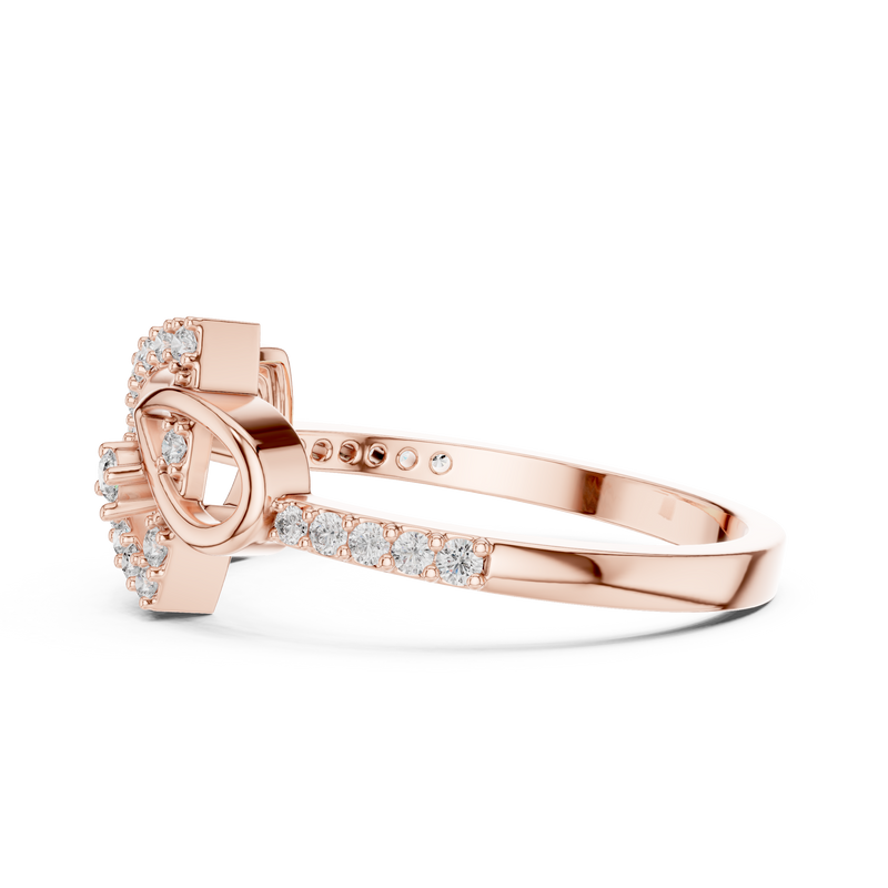 Ladies Ring LR-01 (56) - Rose Gold - Image