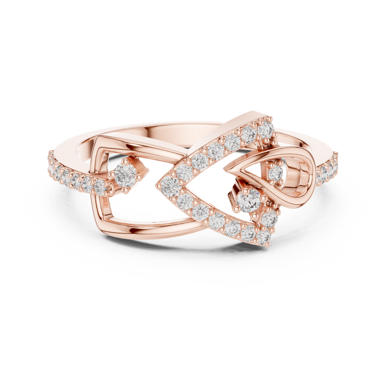 Ladies Ring LR-01 (56) - Rose Gold - Image