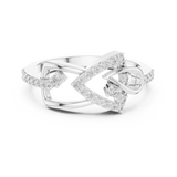 Ladies Ring LR-01 (56) - White Gold - Image