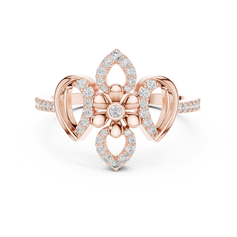 Ladies Ring LR-01 (57) - Rose Gold - Image