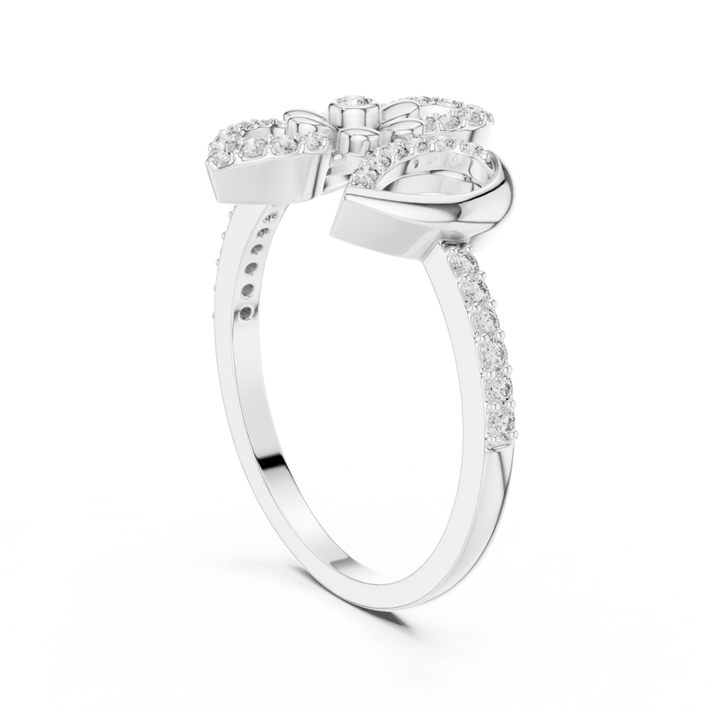 Ladies Ring LR-01 (57) - White Gold - Image
