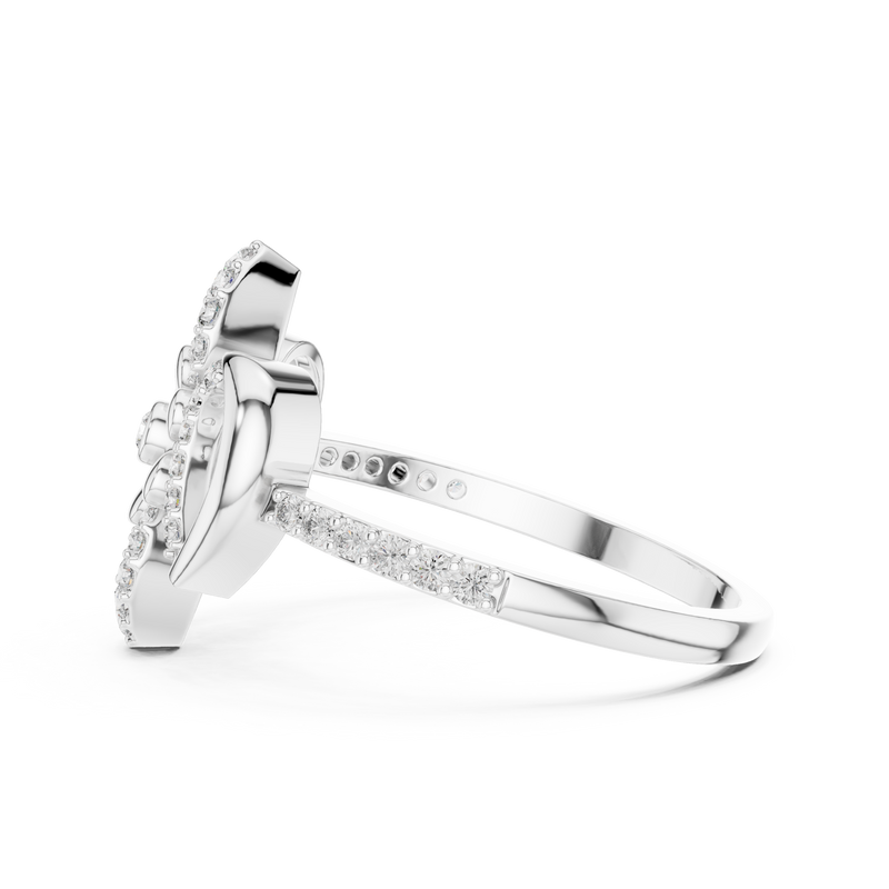 Ladies Ring LR-01 (57) - White Gold - Image