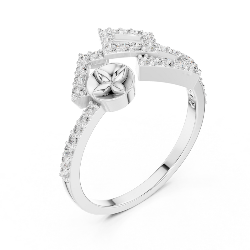 Ladies Ring LR-01 (58) - White Gold - Image