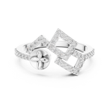 Ladies Ring LR-01 (58) - White Gold - Image