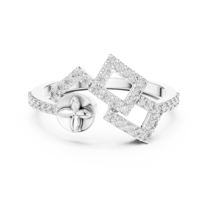 Ladies Ring LR-01 (58) - White Gold - Image