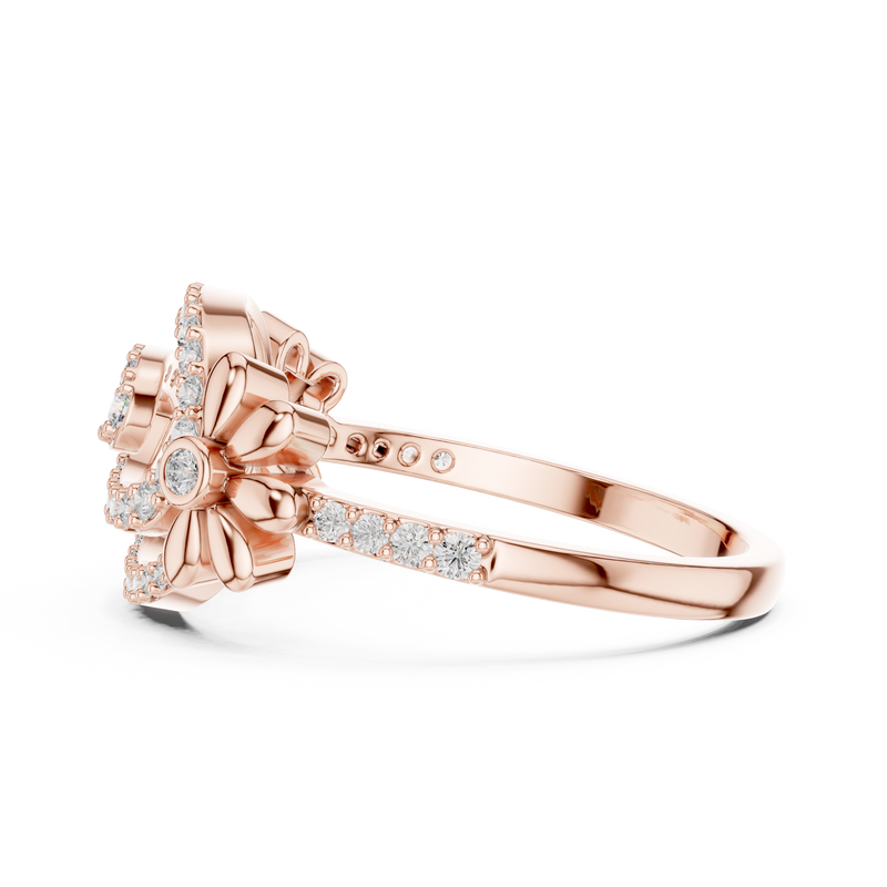 Ladies Ring LR-01 (59) - Rose Gold - Image