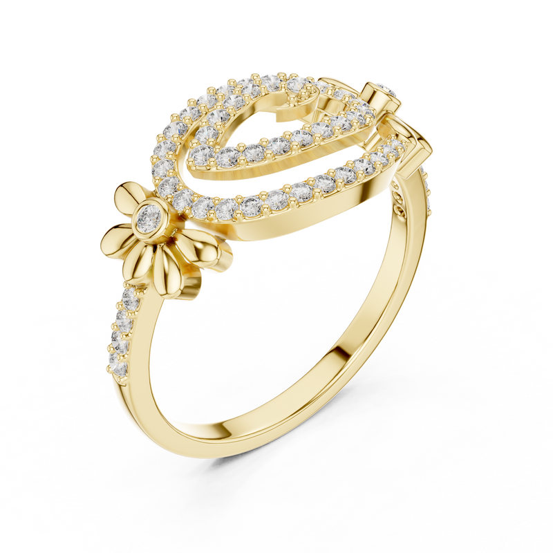 Ladies Ring LR-01 (59) - Yellow Gold - Image