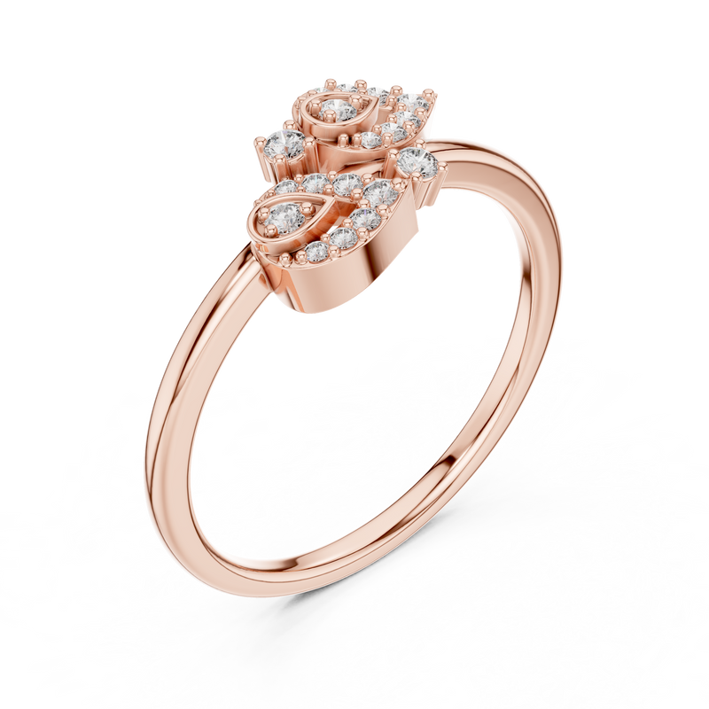 Ladies Ring LR-01 (60) - Rose Gold - Image