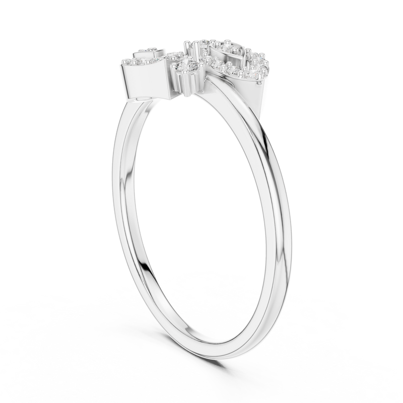 Ladies Ring LR-01 (60) - White Gold - Image