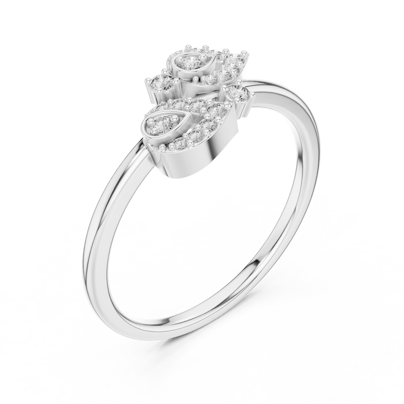 Ladies Ring LR-01 (60) - White Gold - Image