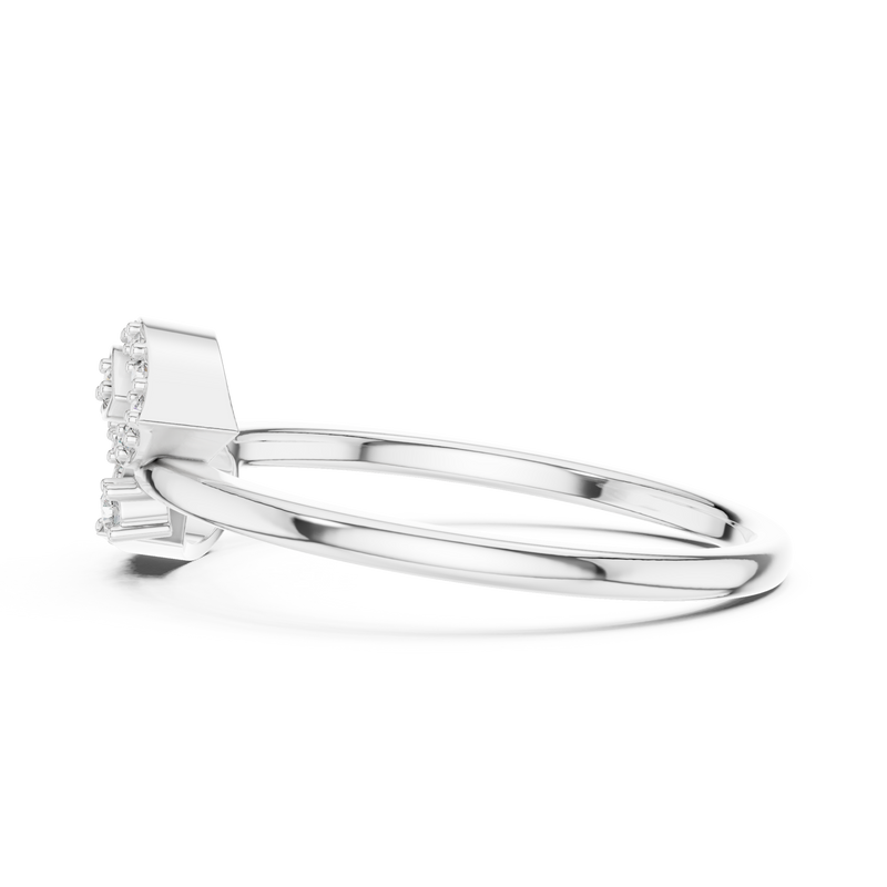 Ladies Ring LR-01 (60) - White Gold - Image
