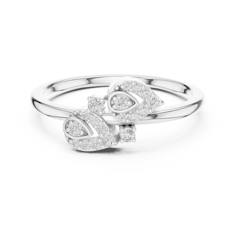 Ladies Ring LR-01 (60) - White Gold - Image