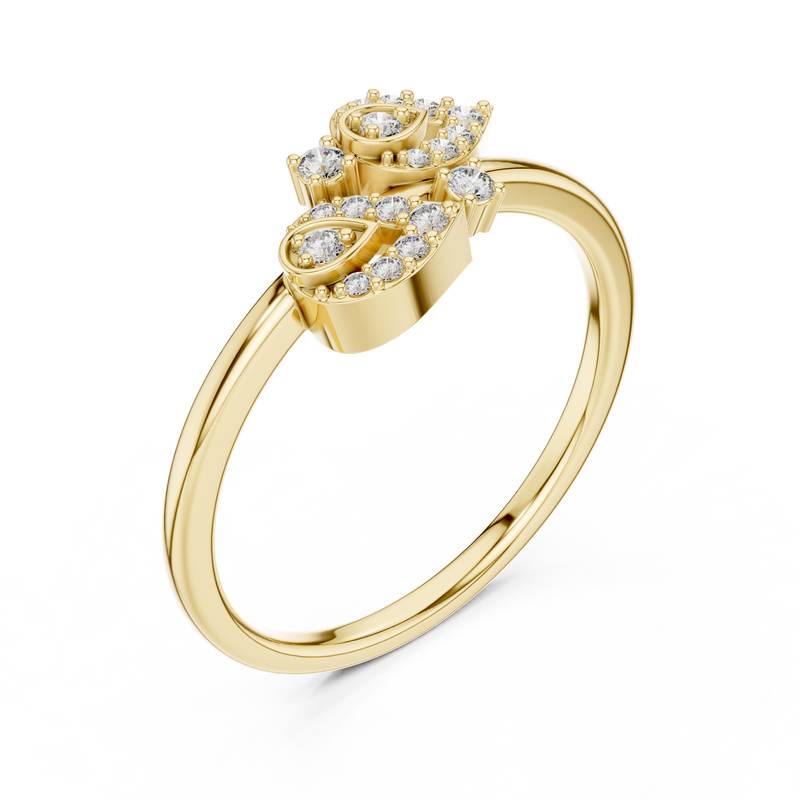 Ladies Ring LR-01 (60) - Yellow Gold - Image