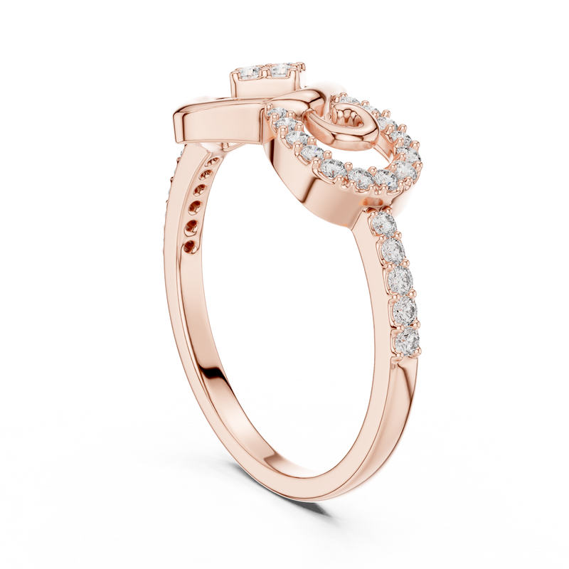 Ladies Ring LR-01 (61) - Rose Gold - Image