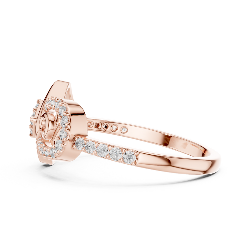 Ladies Ring LR-01 (61) - Rose Gold - Image