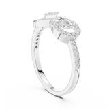 Ladies Ring LR-01 (61) - White Gold - Image