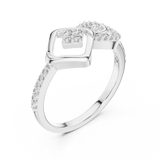 Ladies Ring LR-01 (61) - White Gold - Image