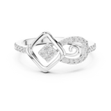 Ladies Ring LR-01 (61) - White Gold - Image