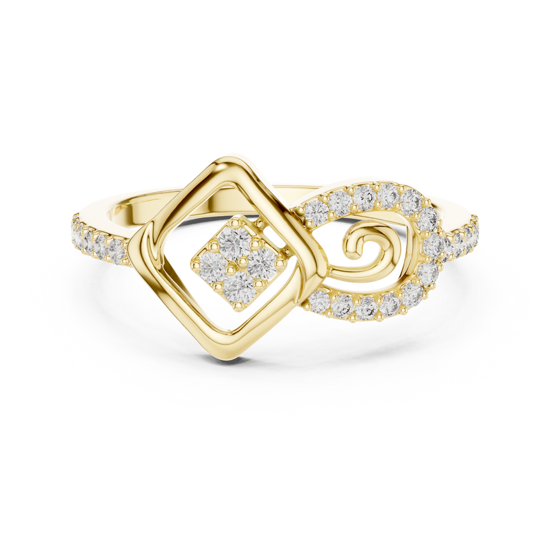 Ladies Ring LR-01 (61) - Yellow Gold - Image