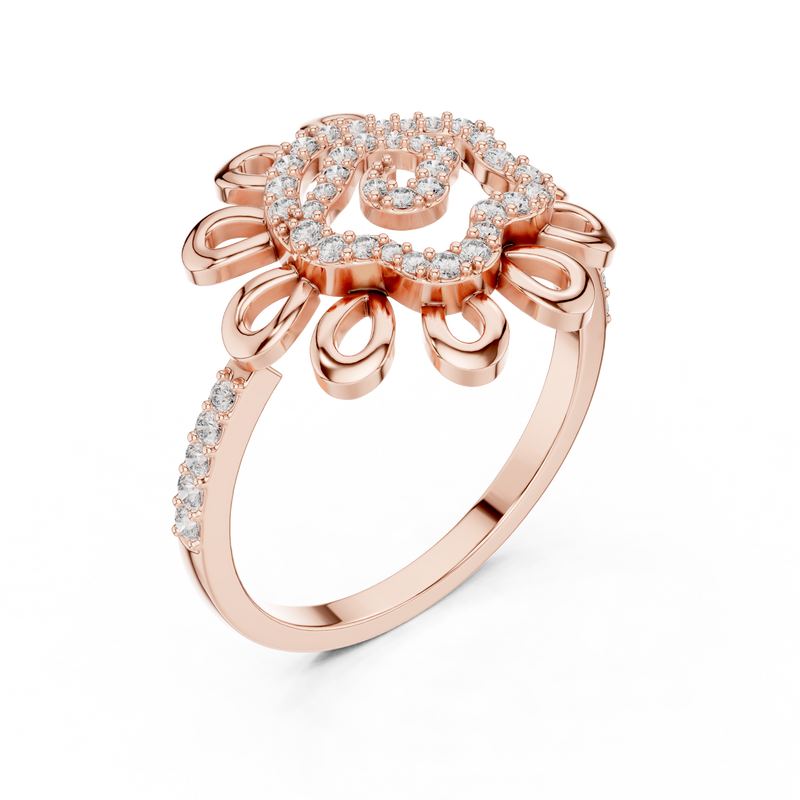 Ladies Ring LR-01 (62) - Rose Gold - Image