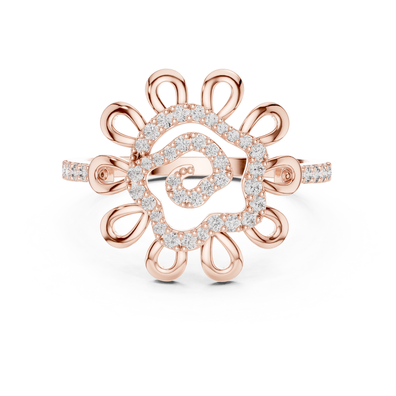 Ladies Ring LR-01 (62) - Rose Gold - Image