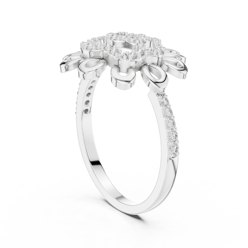 Ladies Ring LR-01 (62) - White Gold - Image