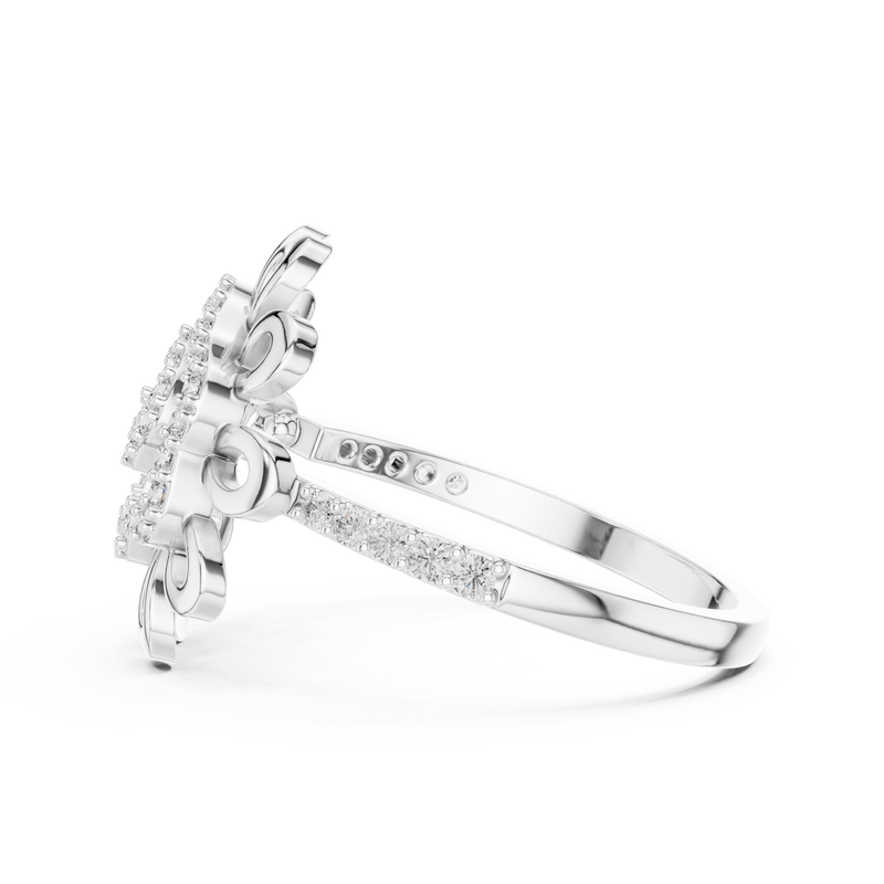 Ladies Ring LR-01 (62) - White Gold - Image