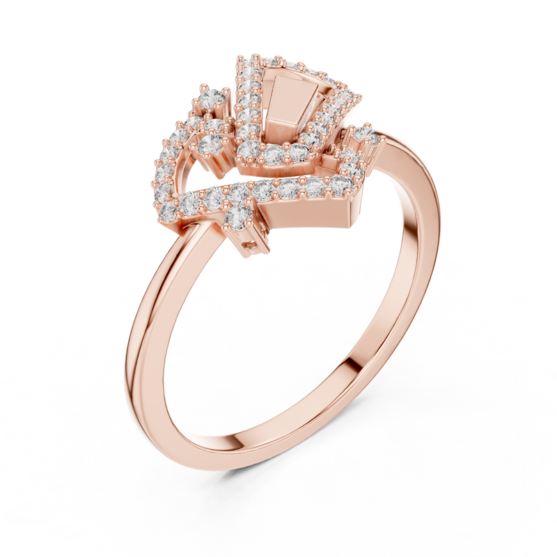 Ladies Ring LR-01 (63) - Rose Gold - Image